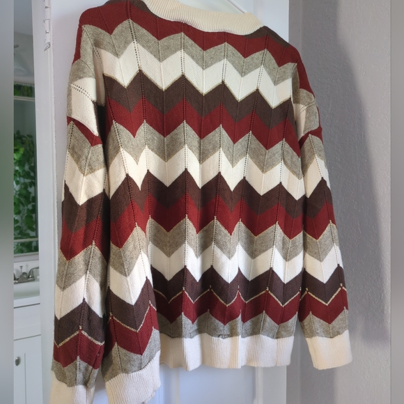 Sweater cardigan light oversized V neck fits in L - Picture 8 of 15